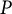 upper P