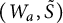 left parenthesis upper W Subscript a Baseline comma upper S overtilde right parenthesis