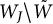 upper W Subscript upper J Baseline backslash upper W overtilde
