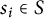 s Subscript i Baseline element of upper S