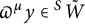 pi Superscript mu Baseline y element of Superscript upper S Baseline upper W overtilde