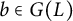 b element of upper G left parenthesis upper L right parenthesis