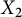 upper X 2