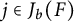j element of upper J Subscript b Baseline left parenthesis upper F right parenthesis