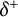 delta Superscript plus