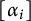 alpha Subscript i