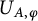 upper U Subscript upper A comma phi