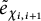e Subscript chi Sub Subscript i comma i plus 1 Baseline overtilde