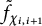 f Subscript chi Sub Subscript i comma i plus 1 Baseline overtilde
