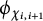 phi Subscript chi Sub Subscript i comma i plus 1