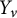 upper Y Subscript nu