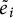 e Subscript i Baseline overtilde