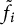 f Subscript i Baseline overtilde