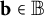 bold b element of double struck upper B