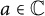 a element of double struck upper C