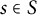 s element of upper S