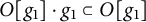 upper O g 1 dot g 1 subset of upper O g 1