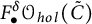 upper F Subscript bullet Superscript delta Baseline script upper O Subscript h o l Baseline left parenthesis upper C overtilde right parenthesis