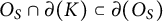 upper O Subscript upper S Baseline intersection partial differential left parenthesis upper K right parenthesis subset of partial differential left parenthesis upper O Subscript upper S Baseline right parenthesis