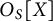 upper O Subscript upper S Baseline upper X