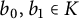 b 0 comma b 1 element of upper K