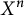 upper X Superscript n