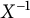 upper X Superscript negative 1