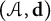 left parenthesis script upper A comma bold d right parenthesis
