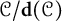 script upper C divided by bold d left parenthesis script upper C right parenthesis
