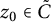 z 0 element of upper C overtilde