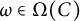 omega element of upper Omega left parenthesis upper C right parenthesis