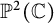 upper P squared left parenthesis double struck upper C right parenthesis
