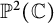 upper P squared left parenthesis double struck upper C right parenthesis