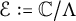 script upper E colon equals double struck upper C divided by upper Lamda
