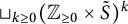 square cup Underscript k greater than or equals 0 Endscripts left parenthesis upper Z Subscript greater than or equals 0 Baseline times upper S overtilde right parenthesis Superscript k