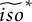 ModifyingAbove i s o Superscript asterisk Baseline With tilde