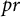 p r