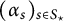 left parenthesis alpha Subscript s Baseline right parenthesis Subscript s element of upper S Sub Subscript star