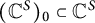 left parenthesis upper C Superscript upper S Baseline right parenthesis Subscript 0 Baseline subset of upper C Superscript upper S
