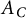 upper A Subscript upper C