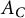 upper A Subscript upper C