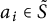 a Subscript i Baseline element of upper S overtilde