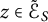 z element of script upper E Subscript upper S Baseline overtilde