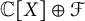 double struck upper C upper X circled plus script upper F