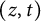 left parenthesis z comma t right parenthesis