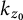k Subscript z 0