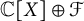 double struck upper C upper X circled plus script upper F