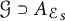 script upper G superset of upper A Subscript script upper E Sub Subscript upper S
