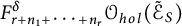 upper F Subscript r plus n 1 plus midline horizontal ellipsis plus n Sub Subscript r Superscript delta Baseline upper O Subscript h o l Baseline left parenthesis script upper E Subscript upper S Baseline overtilde right parenthesis