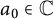 a 0 element of double struck upper C